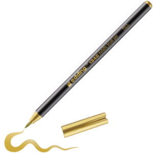 Brush flomasteri E-1340, 1-6 mm metalik zlatna