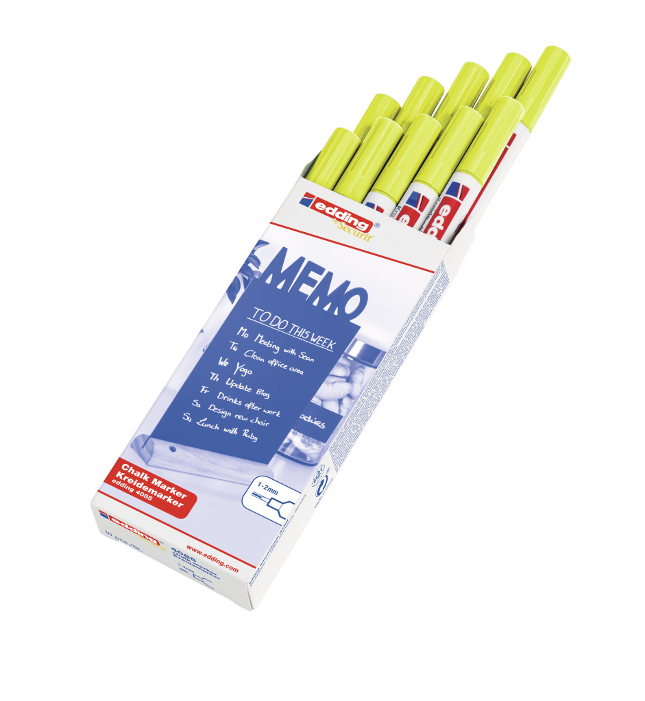 Marker za staklo CHALK MARKER E-4085 1-2mm neon zelena