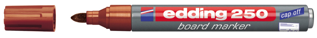 Marker za belu tablu 250 1,5-3mm, cap-off braon Marker za belu tablu 250 1,5-3mm, cap-off braon