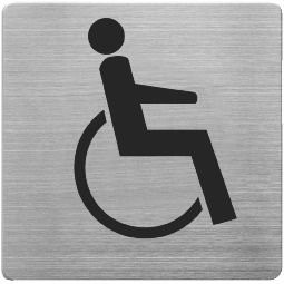 Aluminijumski piktogram samolepljivi – mesto za invalide