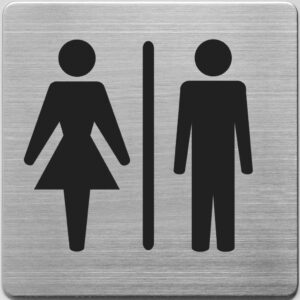 Aluminijumski piktogram samolepljivi – toalet