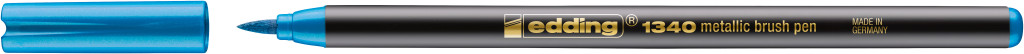 Brush flomasteri E-1340, 1-6 mm metalik plava