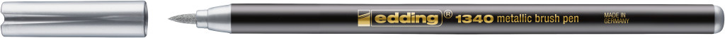 Brush flomasteri E-1340, 1-6 mm metalik srebrna