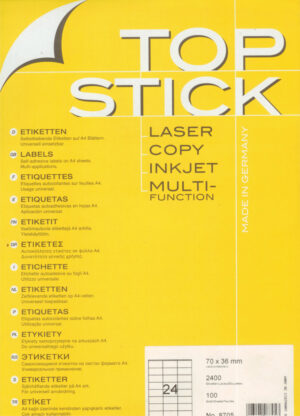Etikete TOPSTICK 70×35 A4/24 1/100