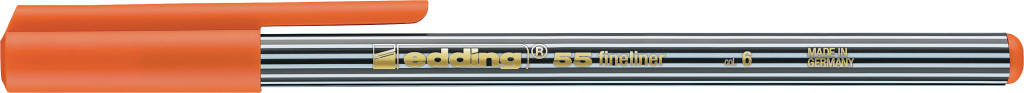 Fineliner E-55 0,3mm narandžasta Fineliner E-55 0,3mm narandžasta