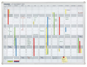Godišnja planer tabla JK 1203, 90×120, 12 meseci