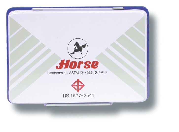 Horse original jastuče za pečate metalno H-02, 70x110 mm plava