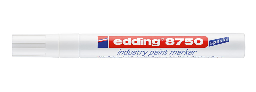 Industrijski paint marker E-8750 2-4mm bela