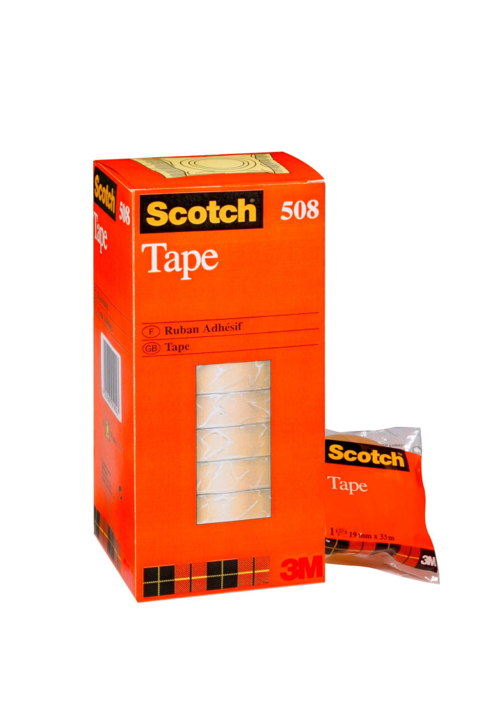 Lepljiva traka Scotch 508, 19mm x 33m, u celofanu 1/1