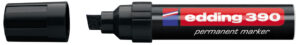 Marker permanent 390 4-12mm, deblji, kosi vrh crna