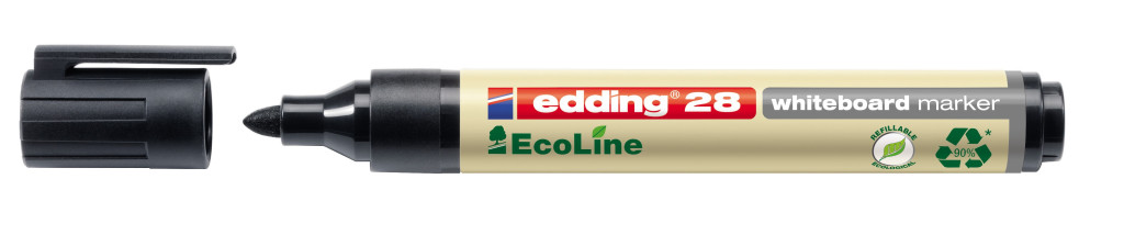 Marker za belu tablu E-28 1,5-3mm EcoLine, zaobljeni crna