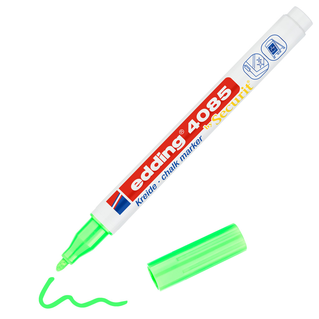 Marker za staklo CHALK MARKER E-4085 1-2mm neon zelena