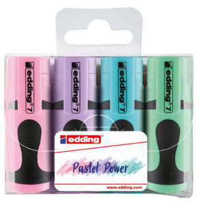 Mini signiri Edding E-7 Pastel set 1/4 sortirano