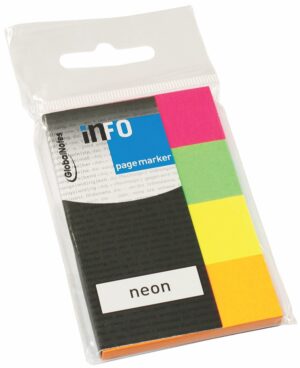 Page Marker Neon, 20x50mm, 4×50 listića