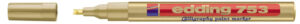 Paint marker E-753, kaligrafski vrh 1-2,5mm zlatna