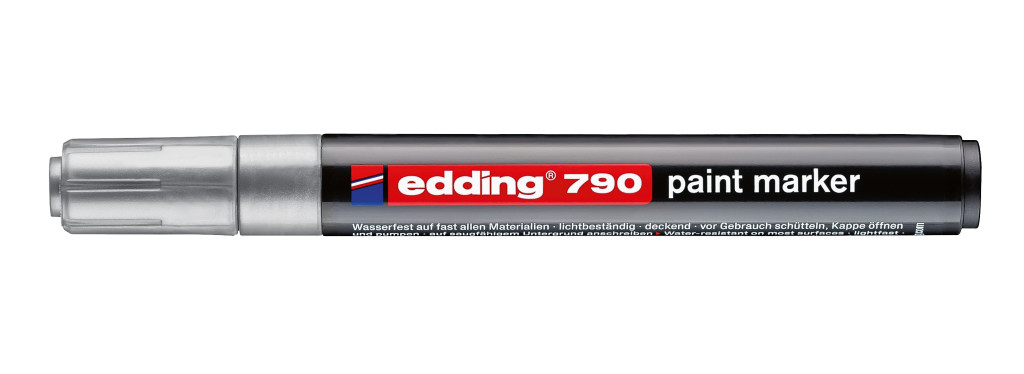 Paint marker E-790 2-3mm srebrna