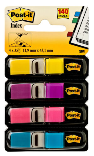 Post-it index 683-4AB Fluo, 35 listića x 4 boje