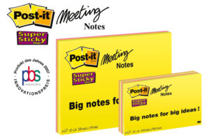 Post-it Super Sticky 203 x 152 mm, 4 boje x 45L  6845-SS EU