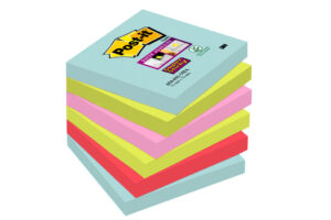 Post-it Super Sticky 76 x 76 mm, MIAMI, 90L, 6-pack