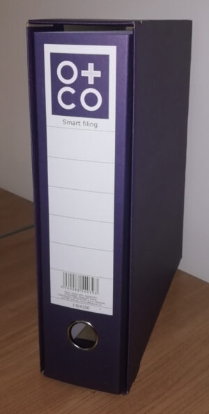 Registrator A4 normal O+CO sa Mikroval kutijom plava