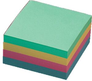 Samolepljivi blokčići 75×75 pastel, KOCKA 1/400