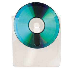 Samolepljivi džep za CD/DVD sa prorezom 127×127 1/10