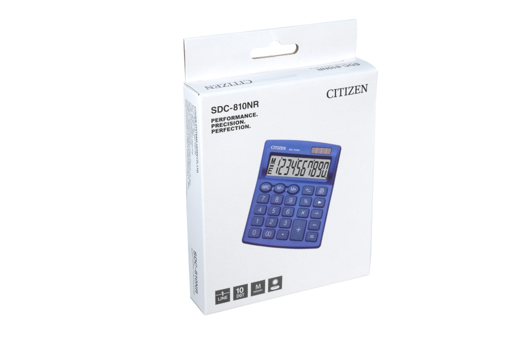 Stoni kalkulator CITIZEN SDC-810 color , 10 cifara zelena