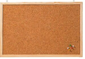 Tabla od plute sa drvenim ramom 60×80