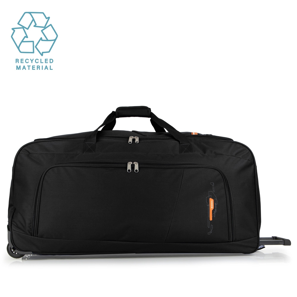 Torba putna sa točkićima  83x37x36 cm eko tekstil 110l/3,125 kg Week Eco crna