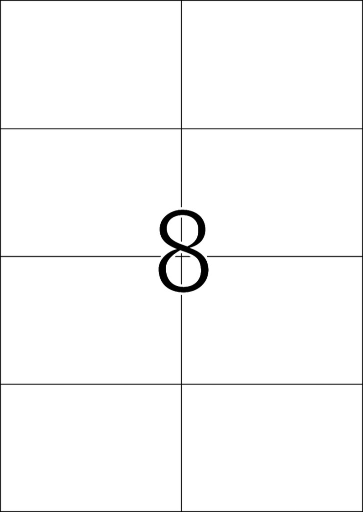 Etikete TOPSTICK 105X74 A4/8 1/100