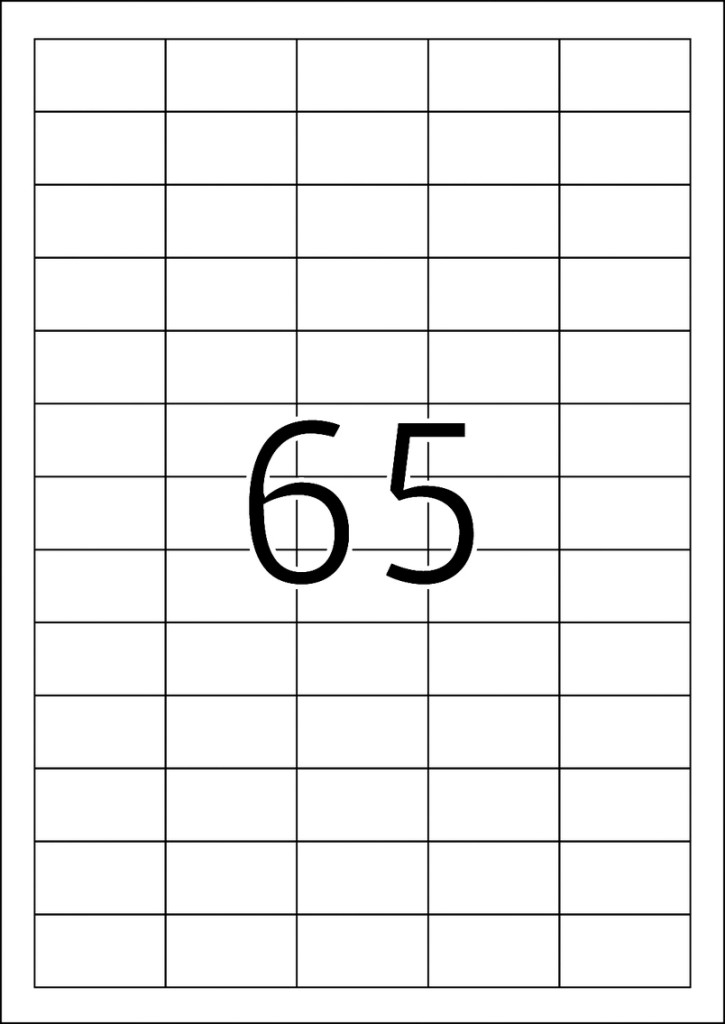 Etikete TOPSTICK 38,1X21,2 A4/65 1/100