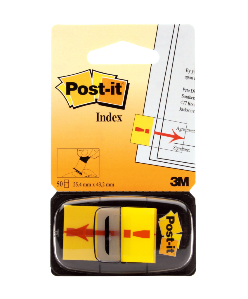Post-it index "Exclamation Mark", 50 listića, 25,4x43,2mm 680-33