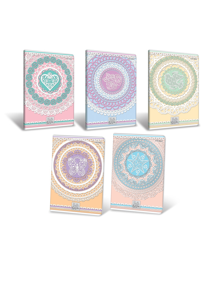 Sveska A5 Premium 60 lista Lace, 70g, margine dikto Sveska A5 Premium 60 lista Lace, 70g, margine dikto