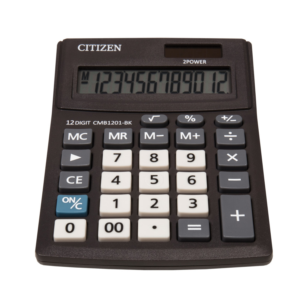Stoni kalkulator Citizen CMB-1201-BK, 12 cifara