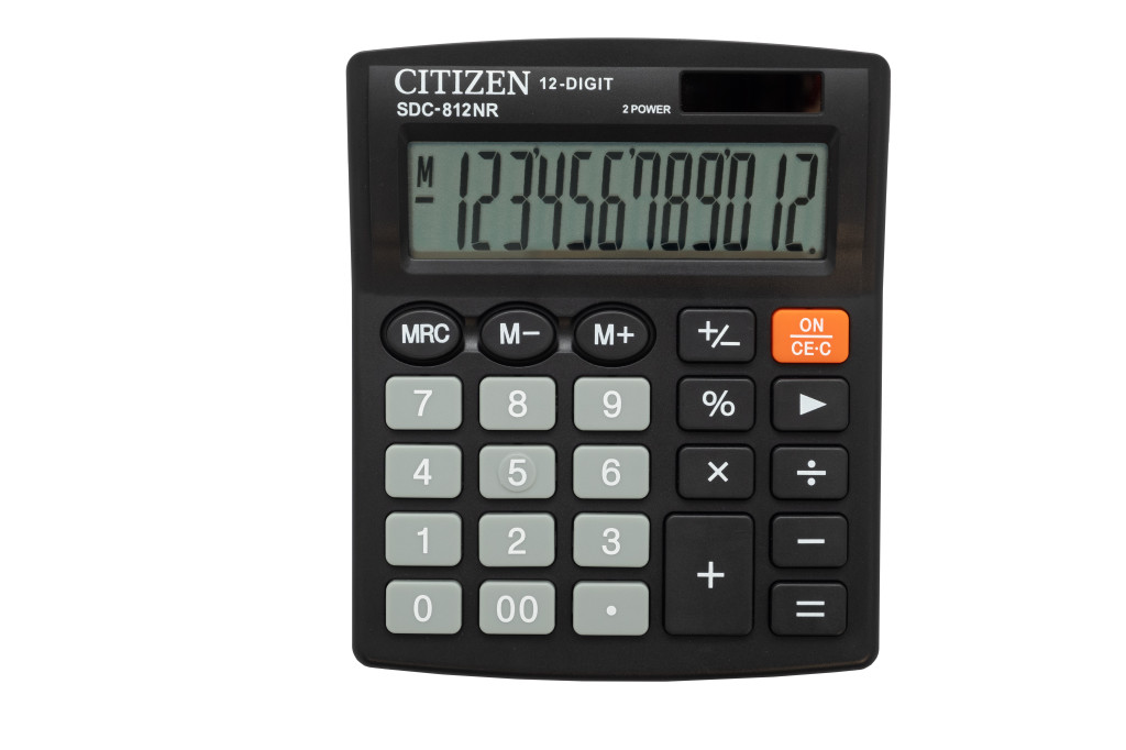 Stoni kalkulator CITIZEN SDC-812NR, 12 cifara Stoni kalkulator CITIZEN SDC-812NR, 12 cifara
