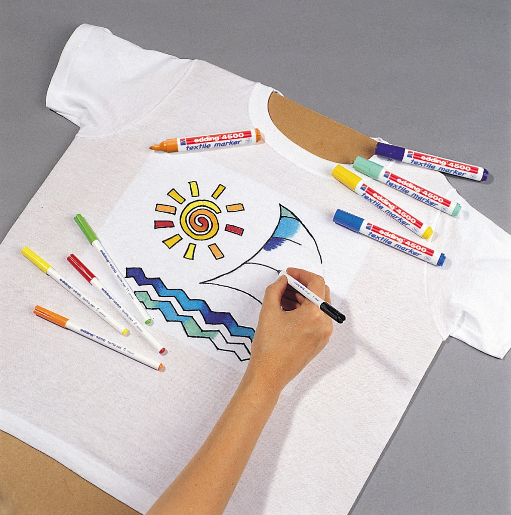 Vodootporni marker T-SHIRT E-4500 2-3mm bordo