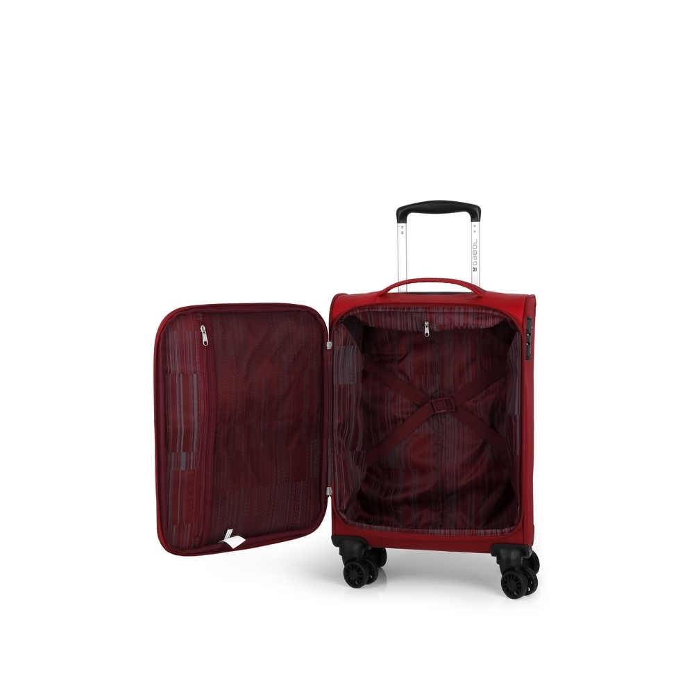 Kofer mali (kabinski) 35x55x20 cm  polyester 31l-2 kg Cloud extra light crvena