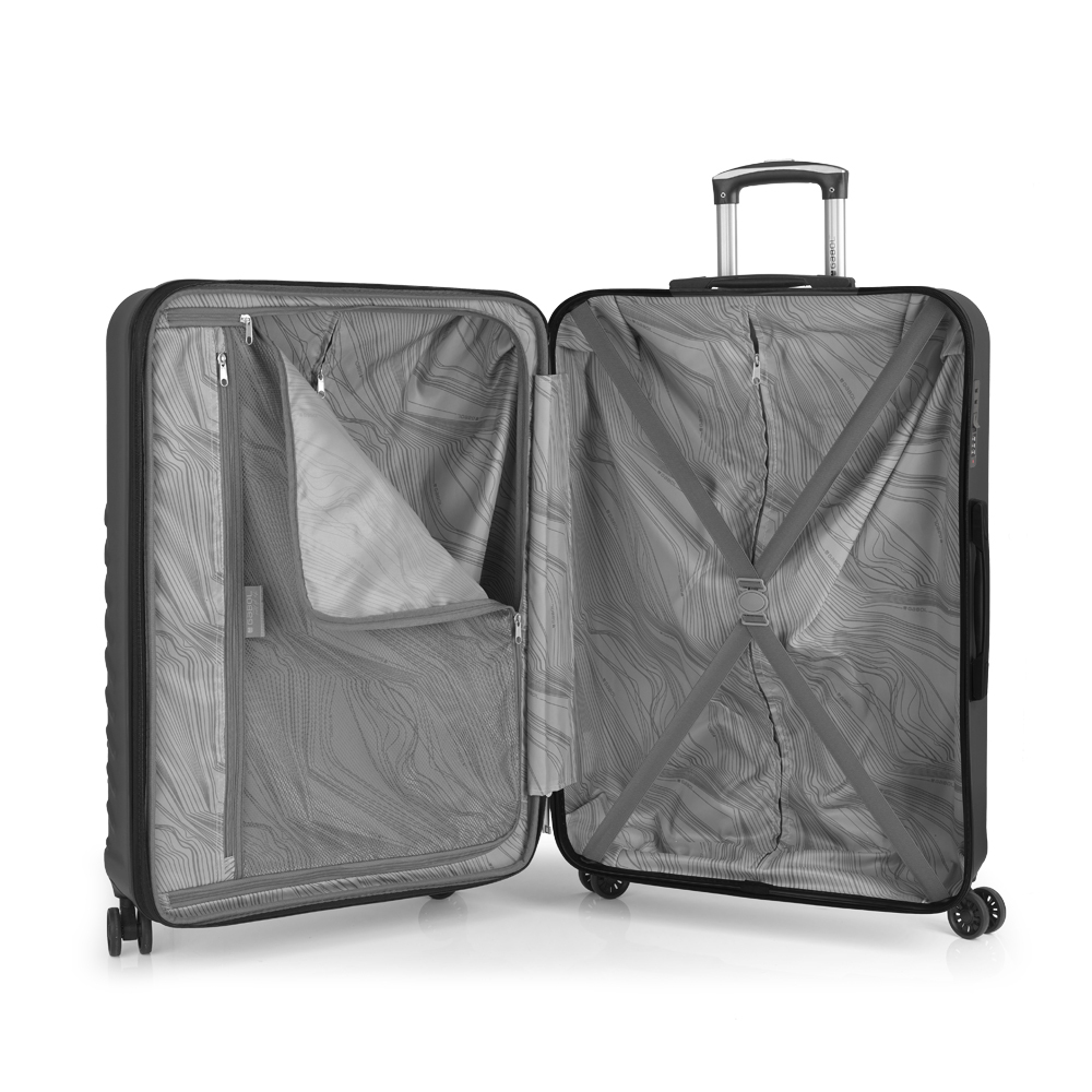 Kofer veliki PROŠIRIVI 54x76x30/33 cm  ABS 105,6/134,5l-4,7 kg Journey siva