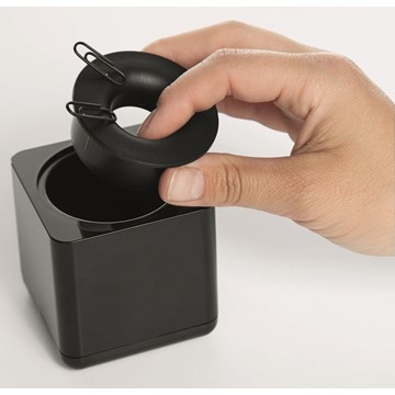 Magnetna kutija za spajalice "iLine" crna