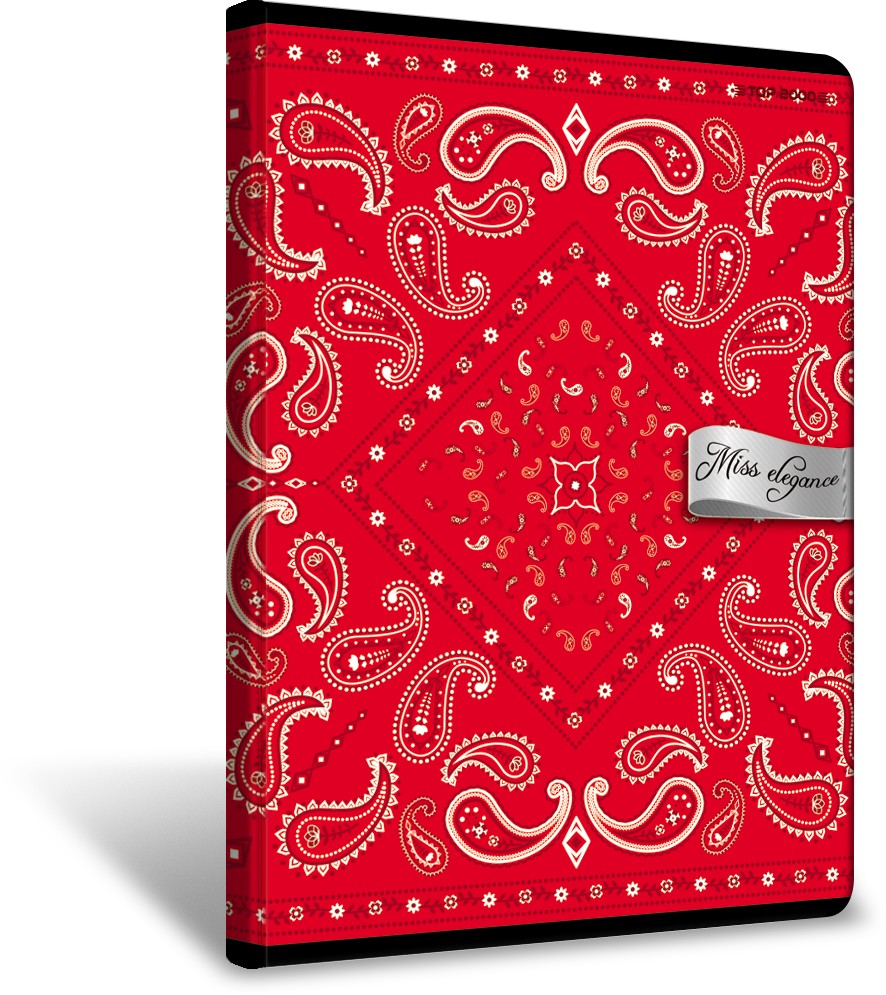 Sveska A5 Premium 96 lista Miss Elegance, 70g, margine karo Sveska A5 Premium 96 lista Miss Elegance, 70g, margine karo