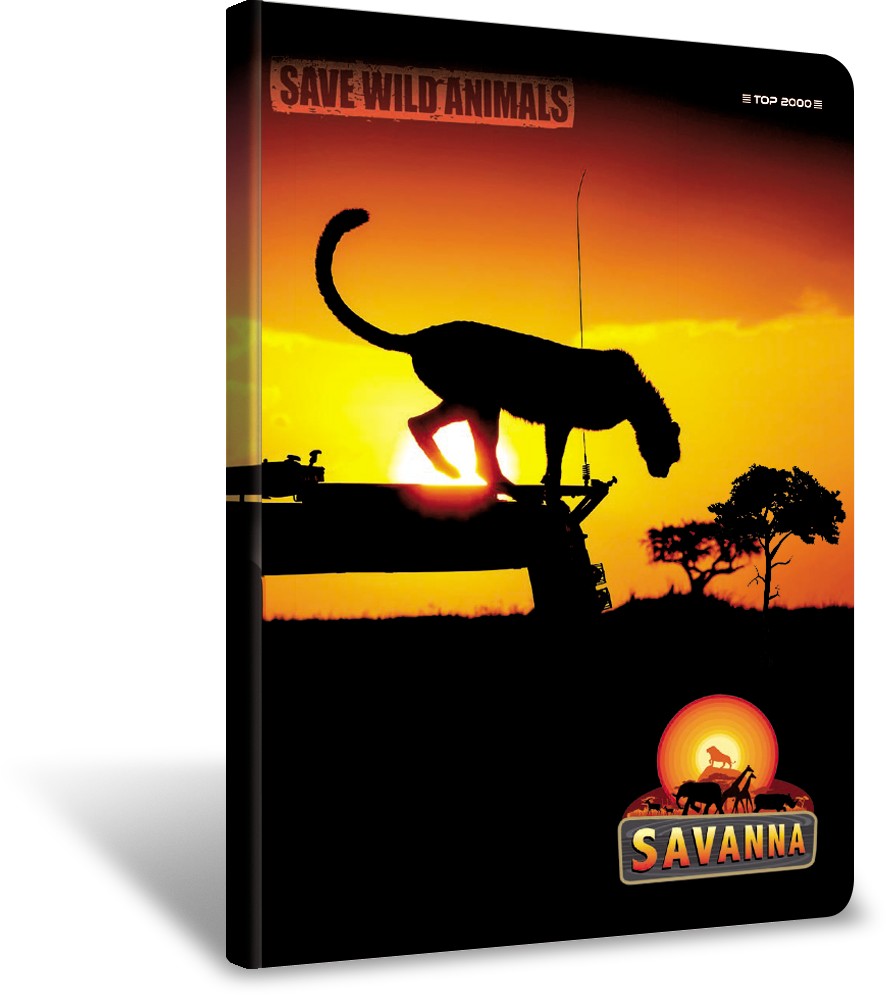 Sveska A5 SuperPremium TP 96 lista Savanna, 70g dikto