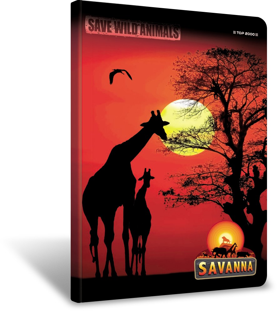 Sveska A5 SuperPremium TP 96 lista Savanna, 70g dikto