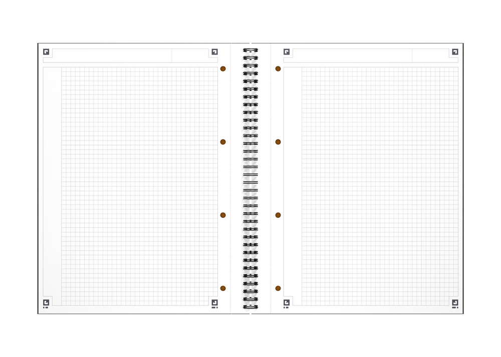 Sveska Oxford International Twin-Wire A4+ kvadratići