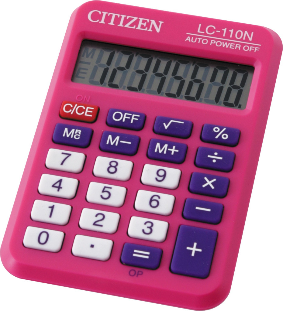 Kalkulator Citizen LC-110N, kolor, 8 cifara  plava