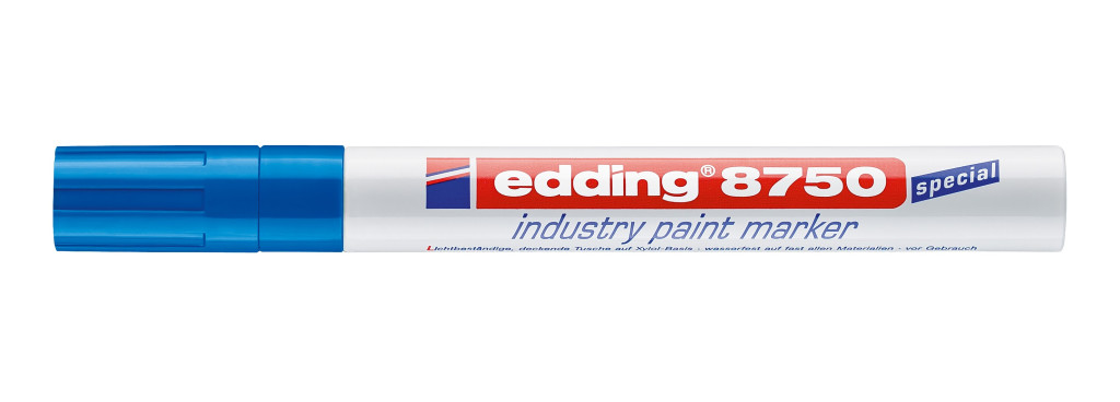 Industrijski paint marker E-8750 2-4mm plava