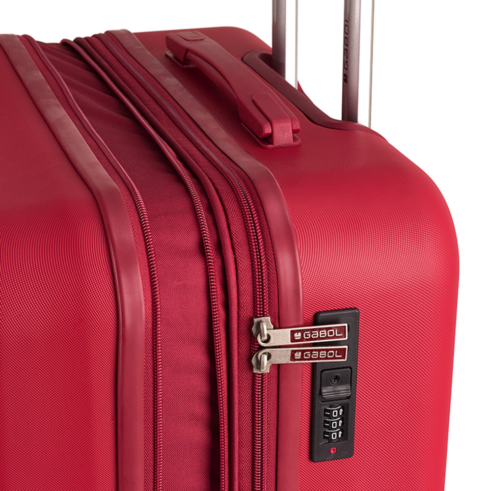 Kofer mali (kabinski) PROŠIRIVI 40x55x21/24 cm  ABS 40,6/46,5L-2,9 kg Journey crvena