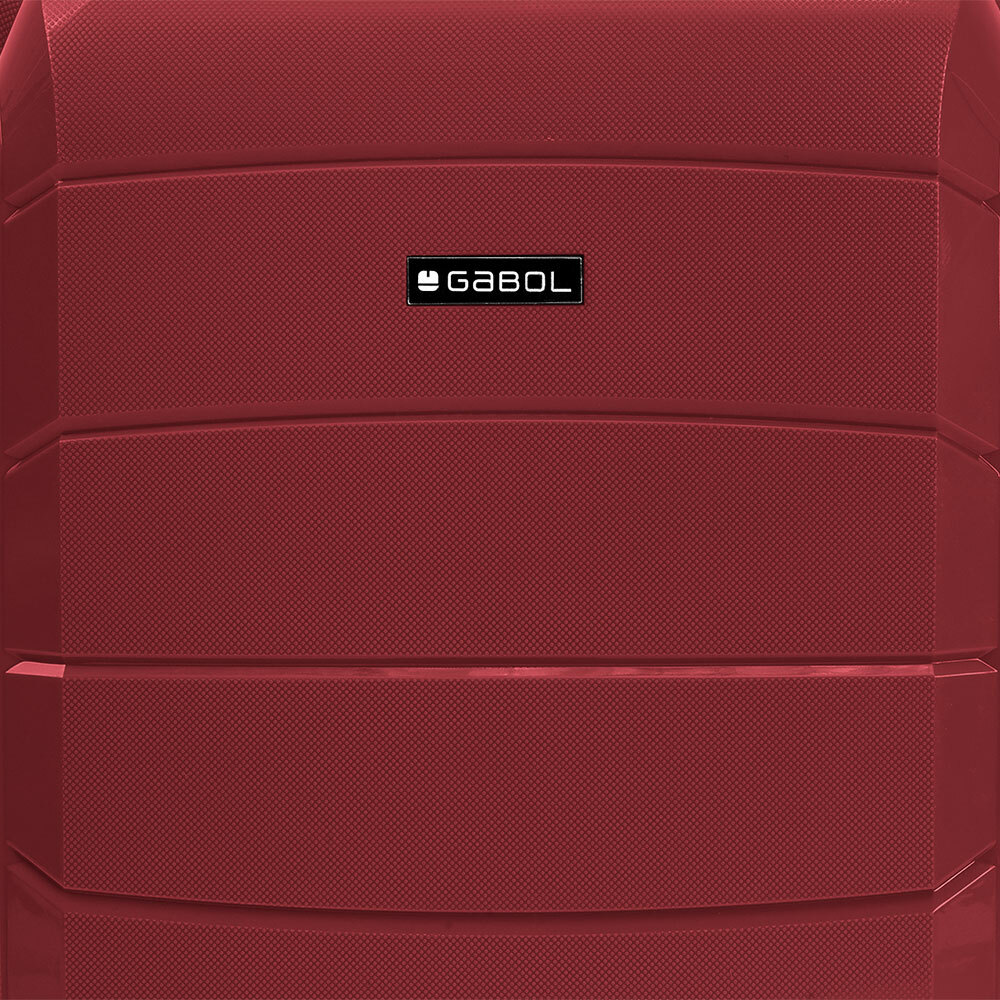 Kofer srednji PROŠIRIVI 43x66x27 cm  Polypropilen 72l-3,4 kg Midori crvena