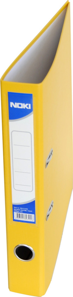 Registrator PVC uži 55mm, sa ojačanjem, A4 žuta