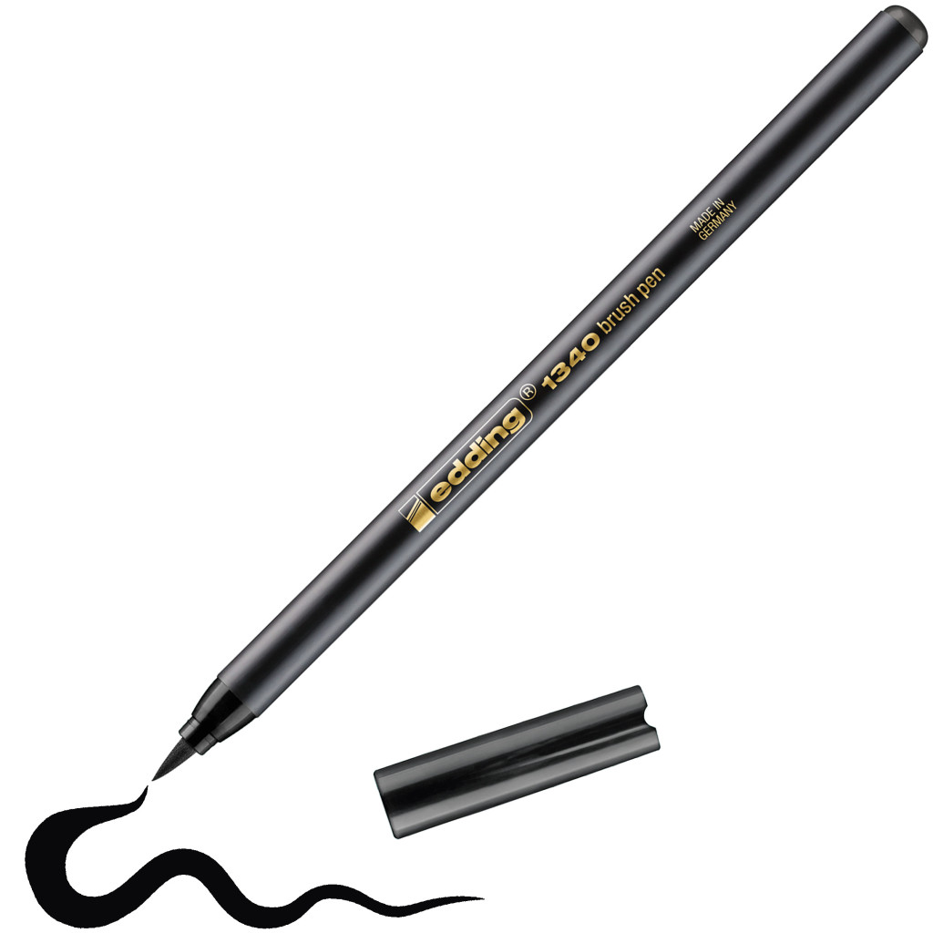 Brush flomasteri E-1340, 1-3 mm crna