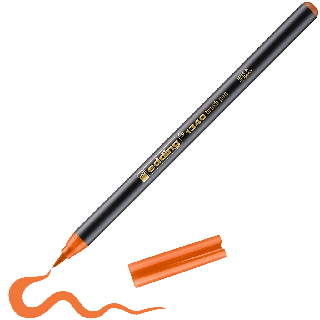 Brush flomasteri E-1340, 1-3 mm narandžasta